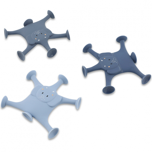 trixie badspeeltjes met zuignappen - mrs. elephant - 3st