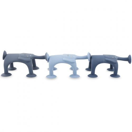trixie badspeeltjes met zuignappen - mrs. elephant - 3st