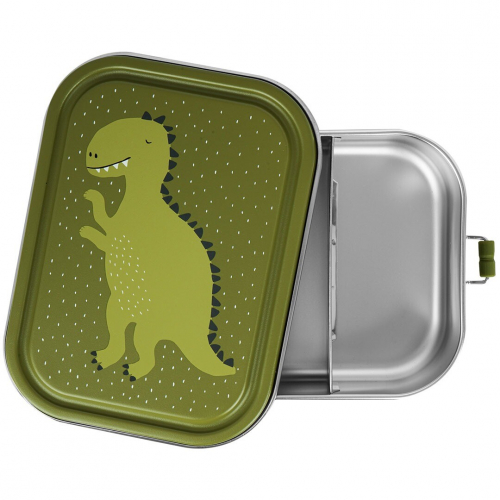 trixie rvs broodtrommel mr. dino - 1200 ml
