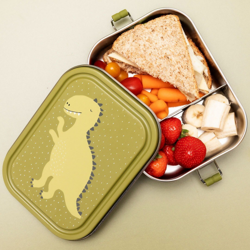 trixie rvs broodtrommel mr. dino - 1200 ml