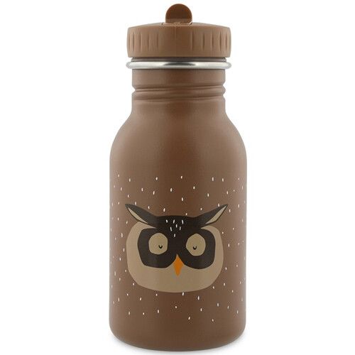 trixie rvs drinkfles - mr. owl - 350 ml