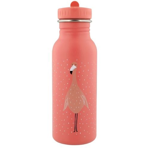 trixie rvs drinkfles mrs. flamingo - 500ml