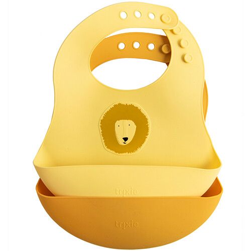 trixie siliconen slabbetjes mr. lion - 2st