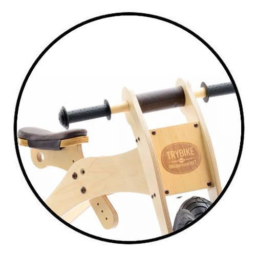 trybike loopfiets accessoire set - bruin  