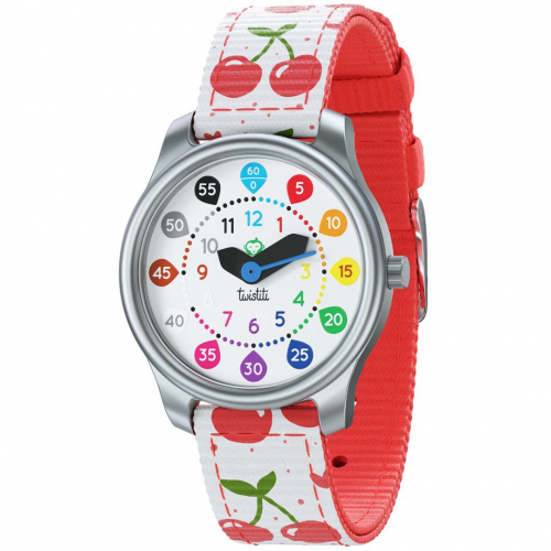 twistiti kinderhorloge nummers cherries ilovespeelgoed