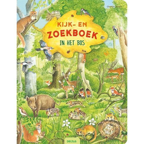 uitgeverij deltas kijk- en zoekboek in het bos