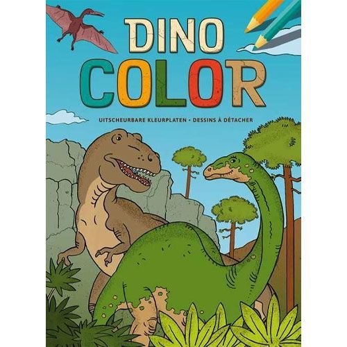 uitgeverij deltas kleurboek dino color