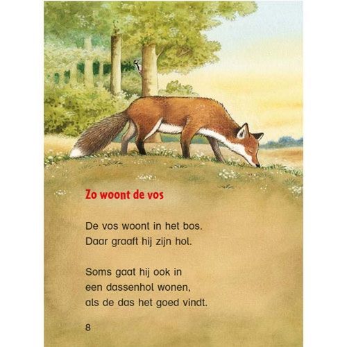 uitgeverij deltas zo leven de dieren: de vos