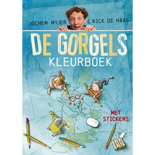 uitgeverij leopold kleurboek de gorgels met stickers