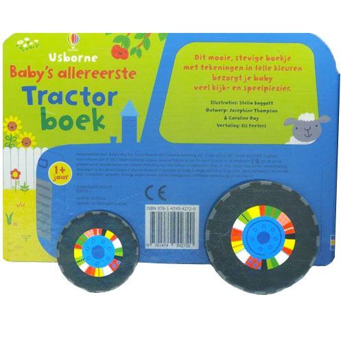 uitgeverij usborne kartonboekje baby's allereerste tractorboek