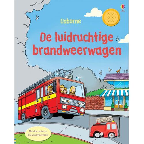 uitgeverij usborne de luidruchtige en sirene brandweerwagen