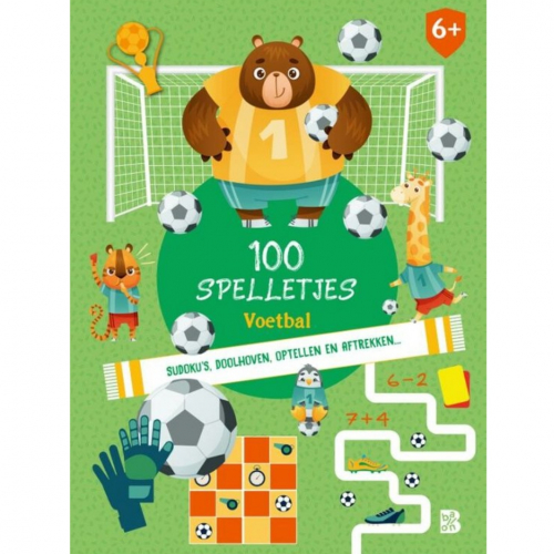uitgeverij ballon 100 spelletjes - voetbal  