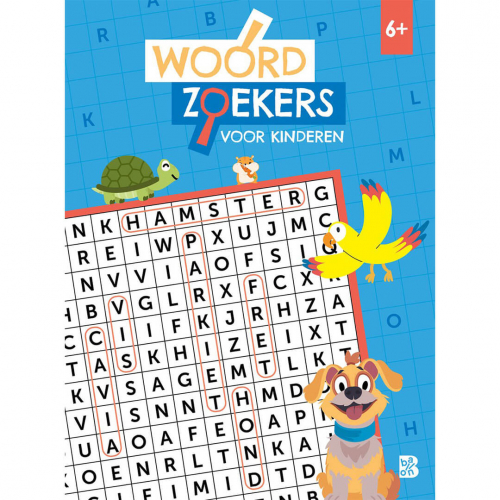 uitgeverij ballon puzzelboek woordzoekers voor kinderen 6+