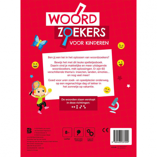 uitgeverij ballon puzzelboek woordzoekers voor kinderen 8+