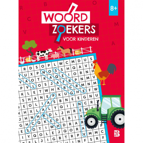 uitgeverij ballon puzzelboek woordzoekers voor kinderen 8+