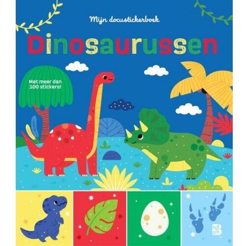 uitgeverij ballon stickerboek mijn docustickerboek - dinosaurussen