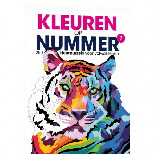 uitgeverij bbnc kleurboek kleuren op nummer - deel 7