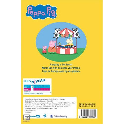 uitgeverij big balloon peppa pig kermis