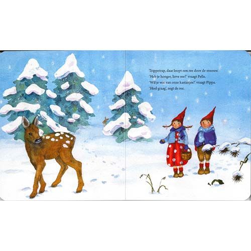 uitgeverij christofoor kartonboekje pippa en pelle in de sneeuw