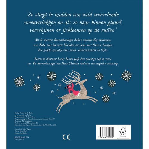 uitgeverij christofoor pop-up boek de sneeuwkoningin