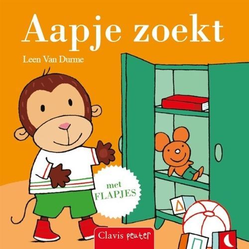 uitgeverij clavis flapjesboek aapje zoekt