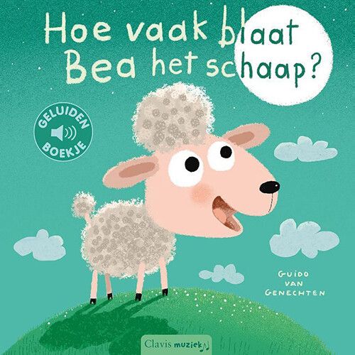 uitgeverij clavis geluidenboek hoe vaak blaat bea het schaap?