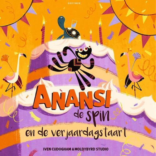 uitgeverij gottmer anansi de spin en de verjaardagstaart