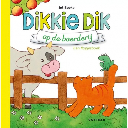 uitgeverij gottmer flapjesboek dikkie dik op de boerderij