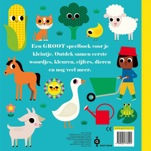 uitgeverij gottmer flapjesboek mijn grote speelboek boerderij