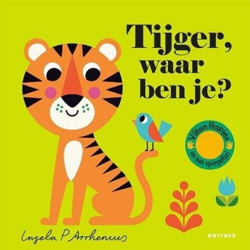 uitgeverij gottmer flapjesboek tijger, waar ben je?