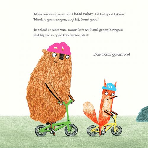 uitgeverij gottmer frank en bert op de fiets