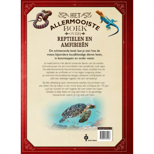 uitgeverij gottmer het allermooiste boek over reptielen en amfibieën