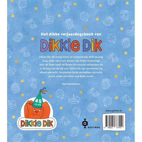 uitgeverij gottmer het dikke verjaardagsboek van dikkie dik