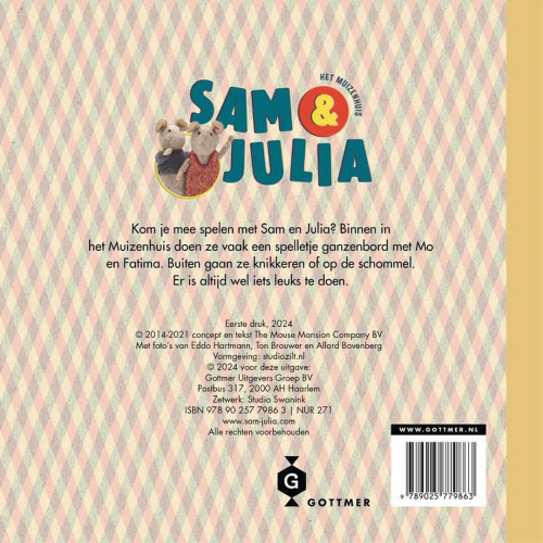 uitgeverij gottmer kartonboek het muizenhuis - kom je spelen?