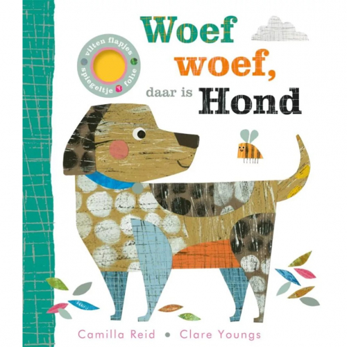 uitgeverij gottmer flapjesboek woef woef, daar is hond