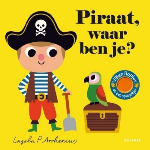 uitgeverij gottmer flapjesboek piraat, waar ben je?
