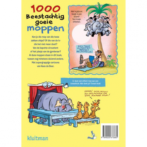 uitgeverij kluitman 1000 beestachtig goeie moppen - deel 2
