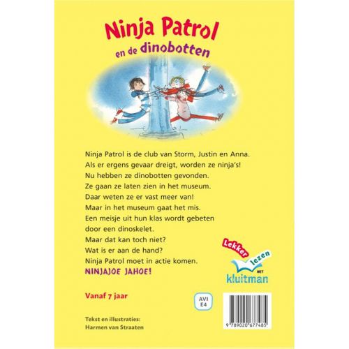 uitgeverij kluitman ninja patrol en de dinobotten - avi e4