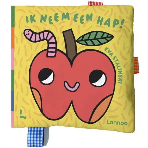 uitgeverij lannoo stoffen babyboekje ik neem een hap!