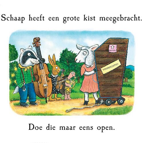 uitgeverij lemniscaat flapjesboek het orkest van das