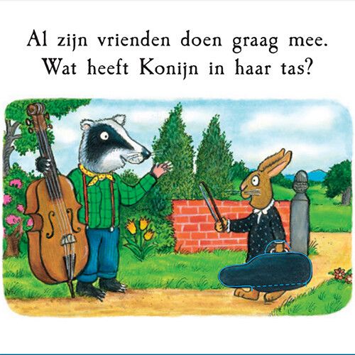 uitgeverij lemniscaat flapjesboek het orkest van das