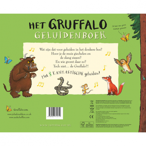 uitgeverij lemniscaat het gruffalo geluidenboek