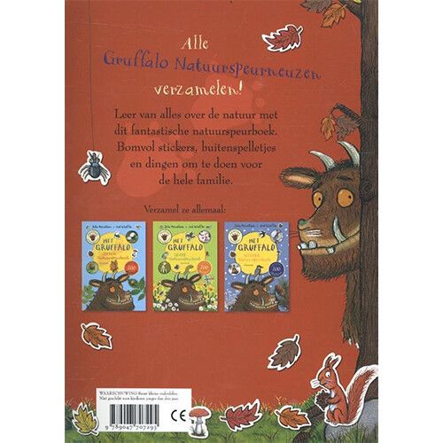 uitgeverij lemniscaat het gruffalo herfst natuurspeurboek 