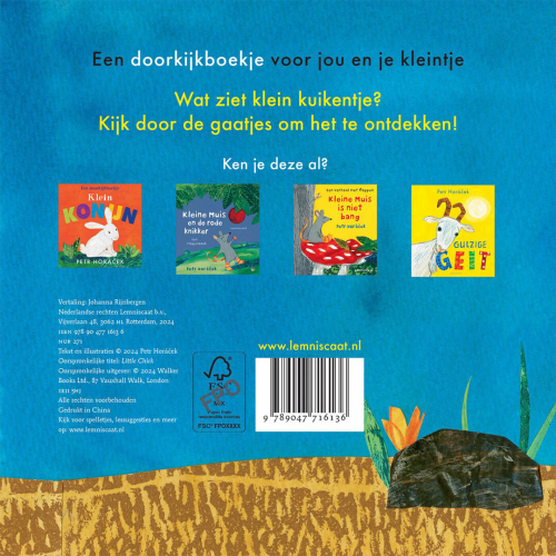 uitgeverij lemniscaat kartonboek klein kuikentje