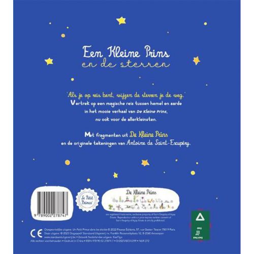 uitgeverij oogappel kartonboek een kleine prins en de sterren