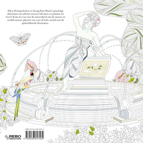 uitgeverij rebo kleurboek botanische tuinen