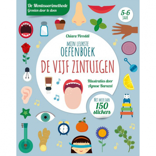 uitgeverij rebo mijn leukste oefenboek - de vijf zintuigen