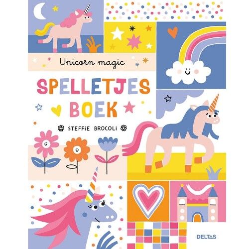 uitgeverij deltas unicorn magic spelletjesboek