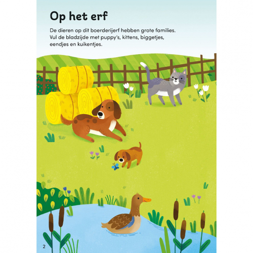 uitgeverij usborne eerste stickerboekje babydieren