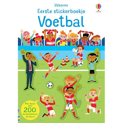 uitgeverij usborne eerste stickerboekje voetbal